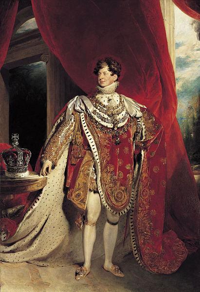 Sir Thomas Lawrence Coronation portrait of George IV oil painting image
